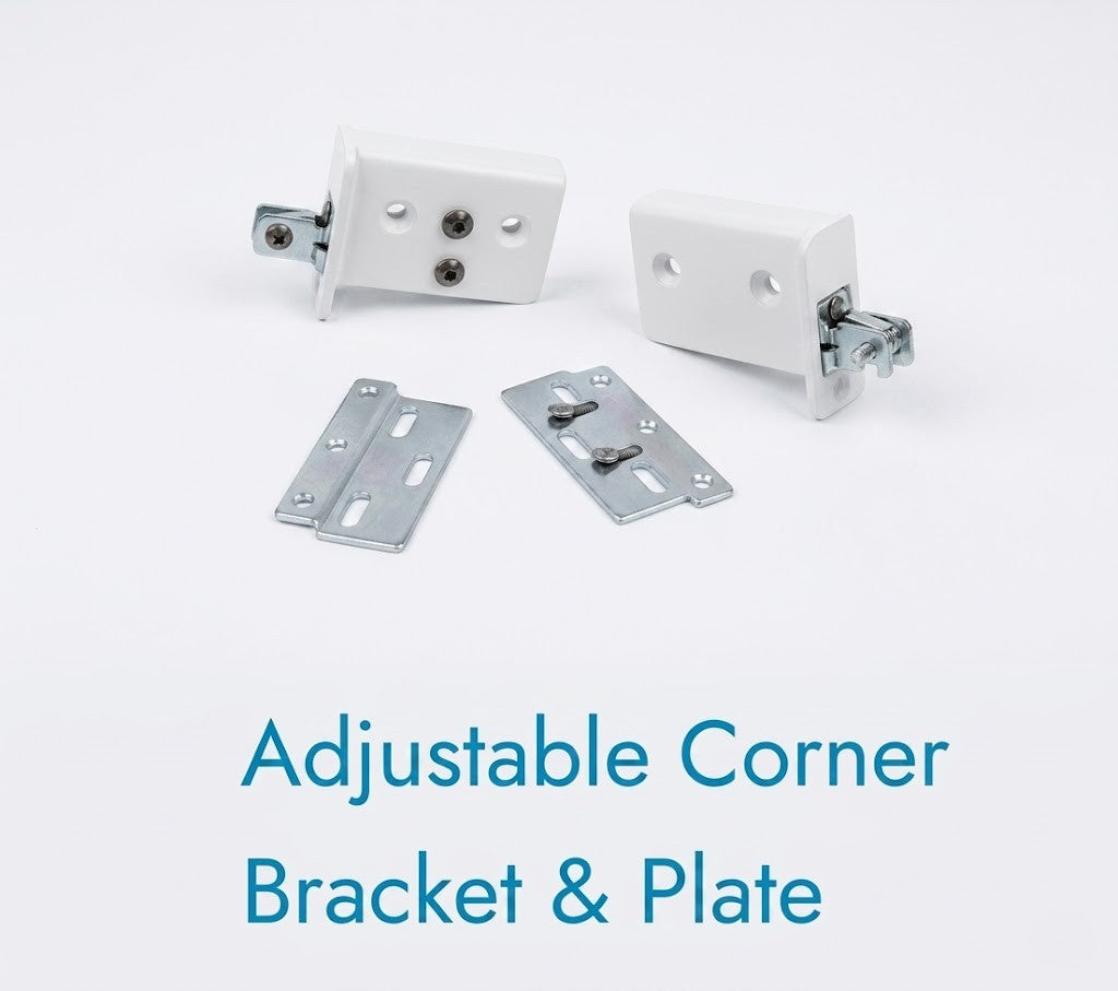 Image of Adjustable Corner Bracket & Plate