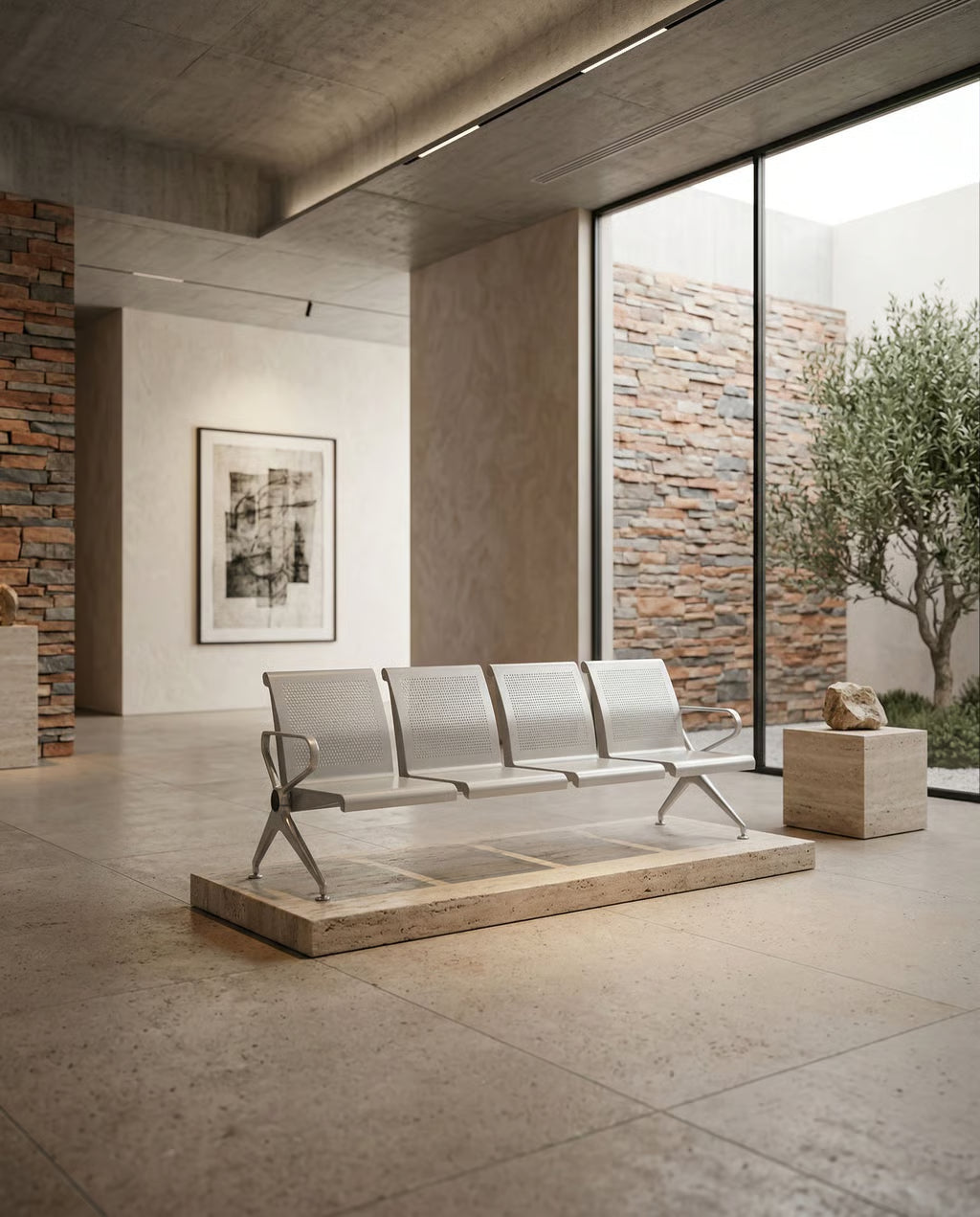 Image of Axion 4 Seater Lounge Chairs
