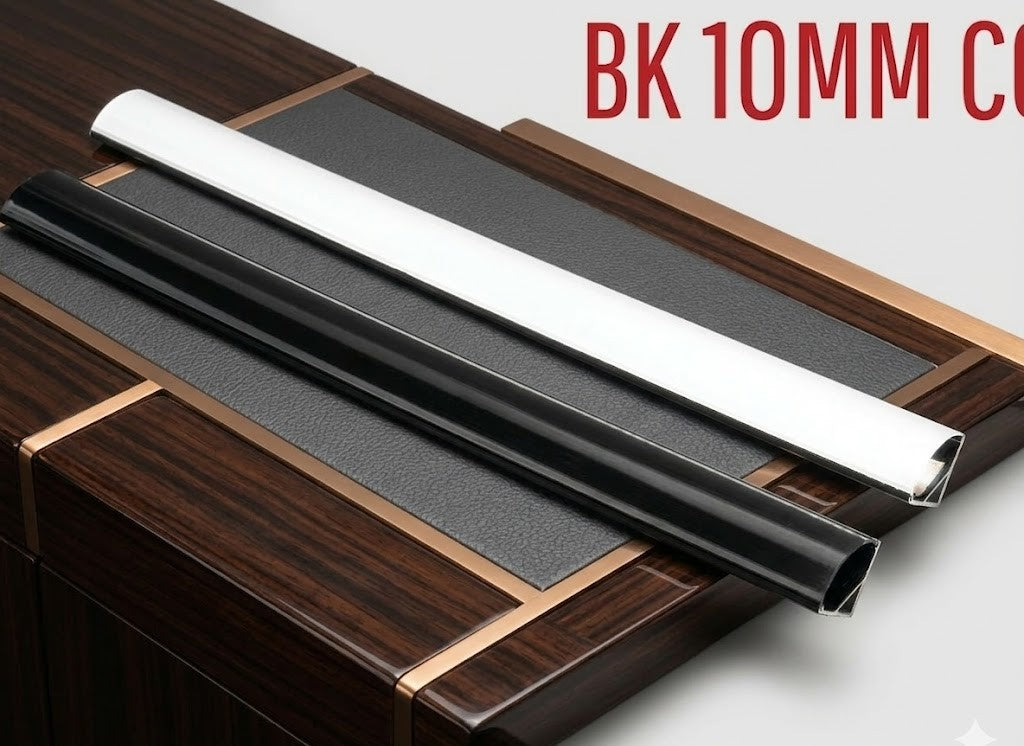 Image of BK 10MM Corner LED Aluminium Black Profile