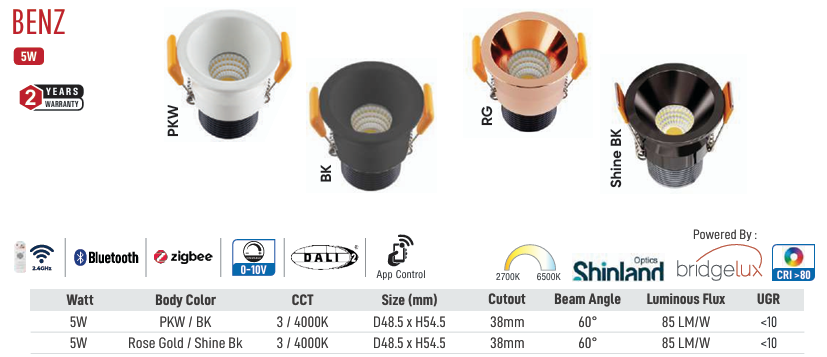 Image of Benz LED Downlight