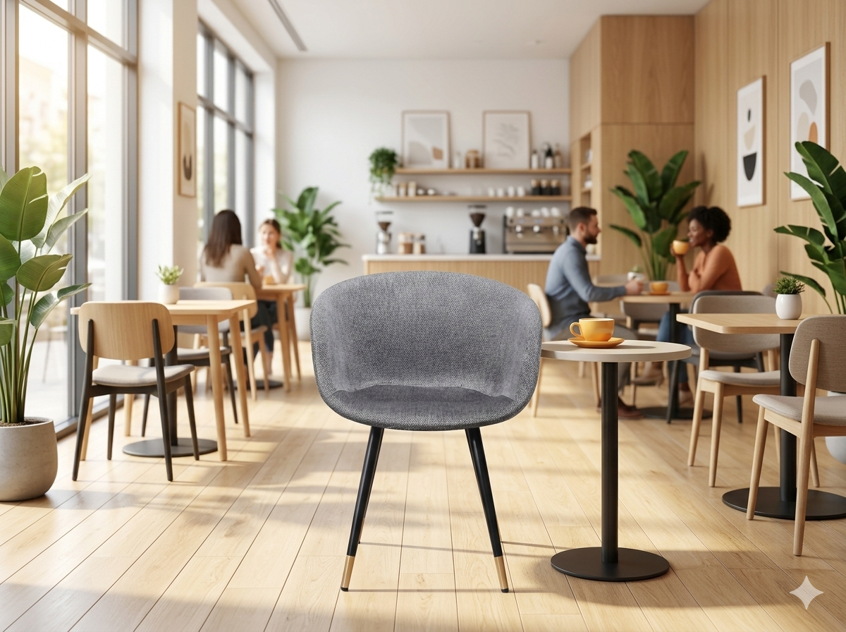 Bonny Gold Cafe Chair - The 21st Century Lifestyle