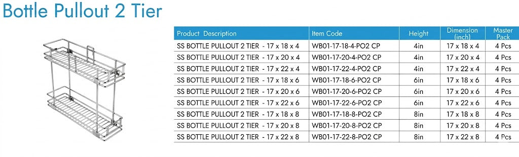 Image of Bottle Pullout 2 Tier