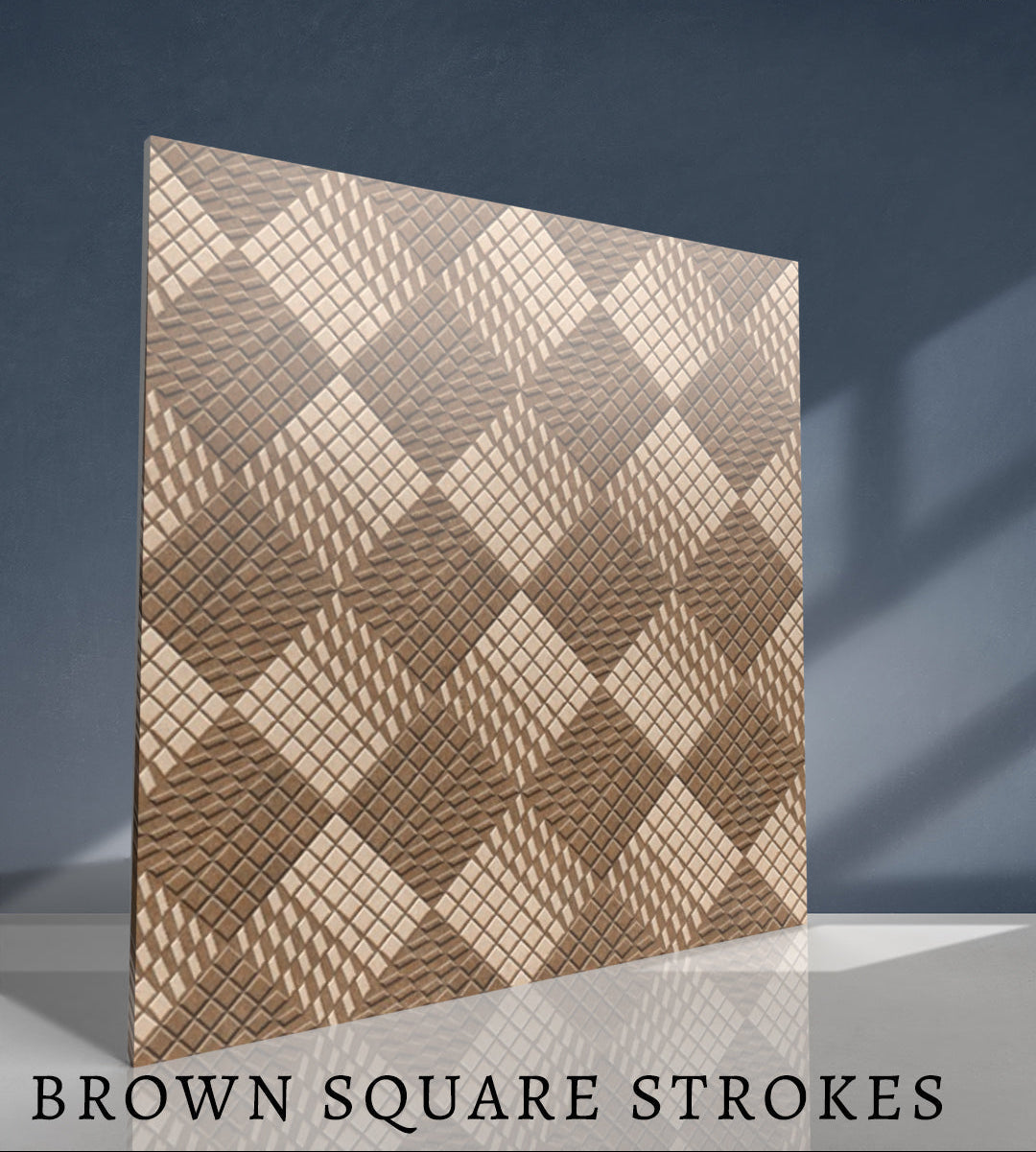 Brown Square Strokes – The 21st Century Lifestyle