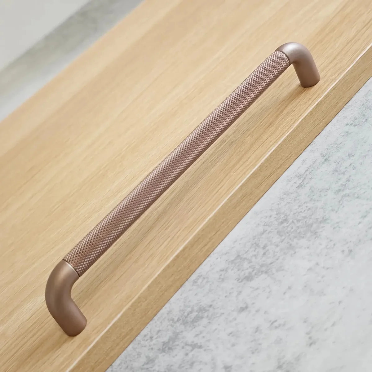 Image of Textured Bar & Knob Handle Set – Modern Industrial Design