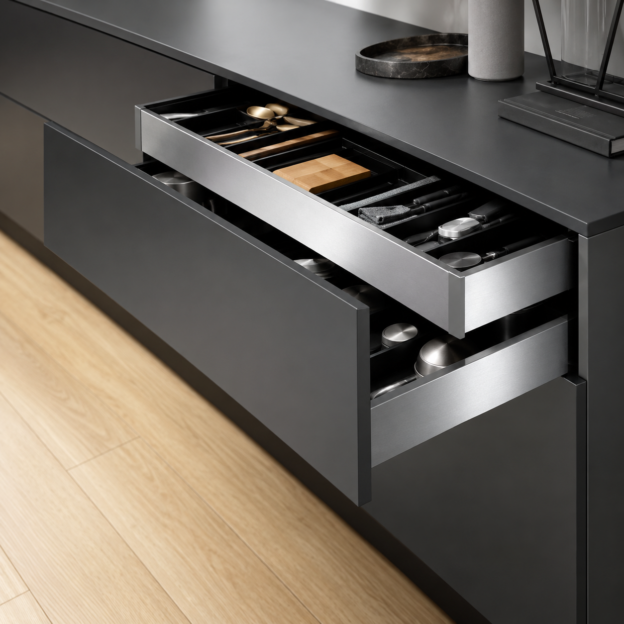 Image of Blum LEGRABOX pure, Inner Drawer, Height M (90.5 MM)