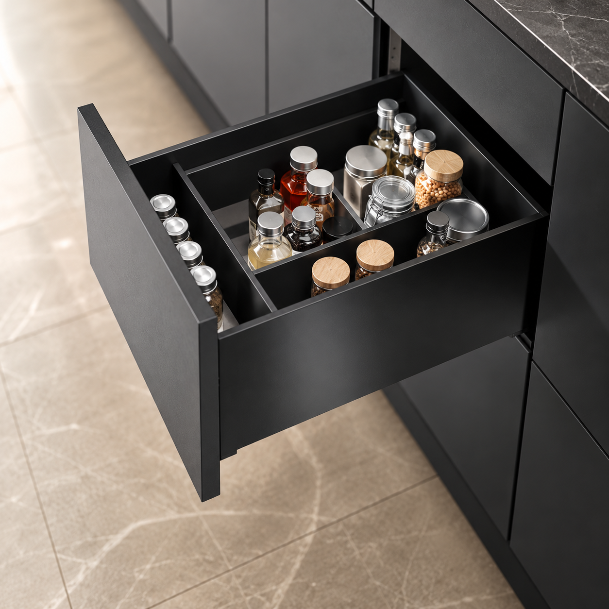 Image of Blum LEGRABOX pure, High Fronted Pull-Out, Height C (177 MM)
