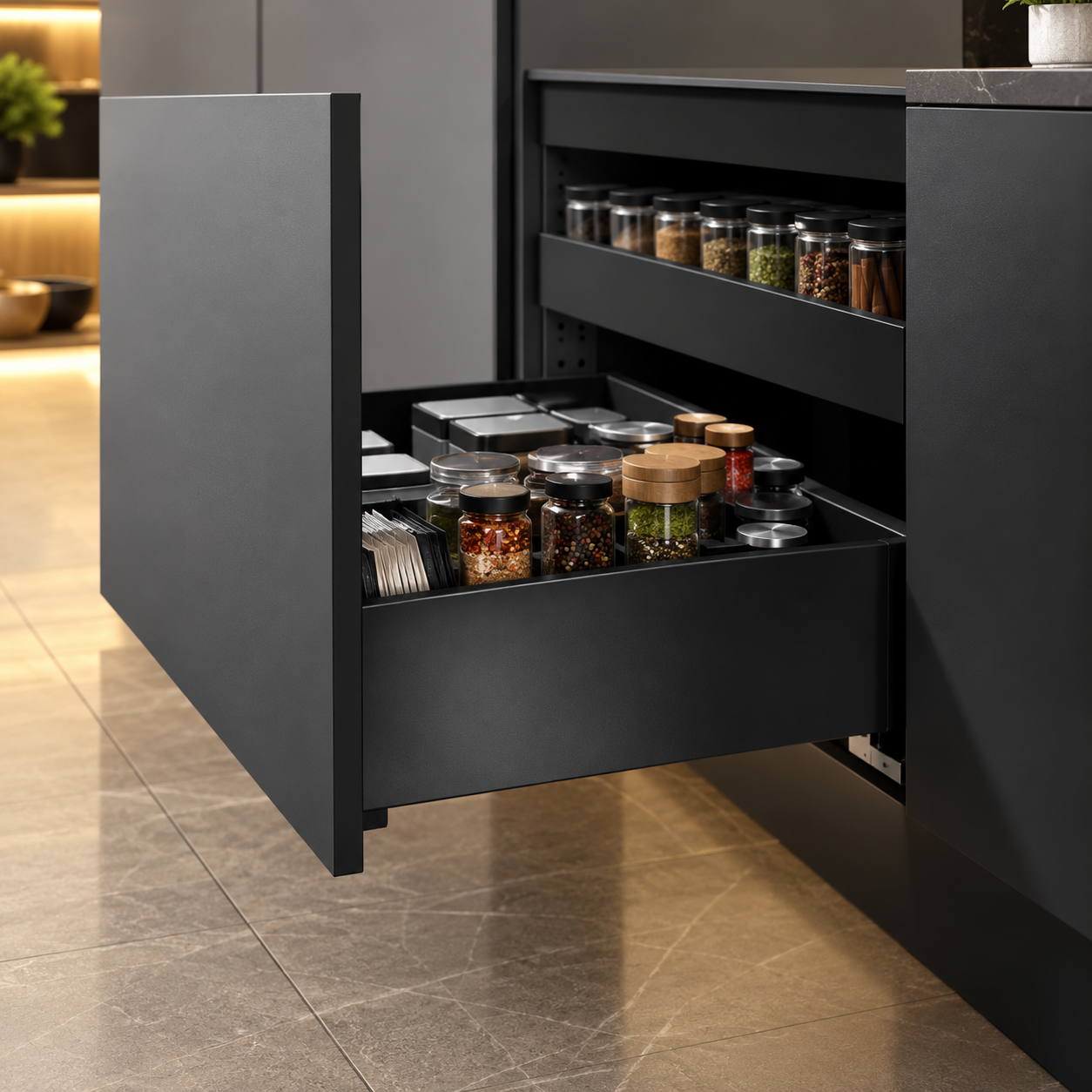 Image of Blum LEGRABOX pure, High Fronted Pull-Out, Height F (241 MM)
