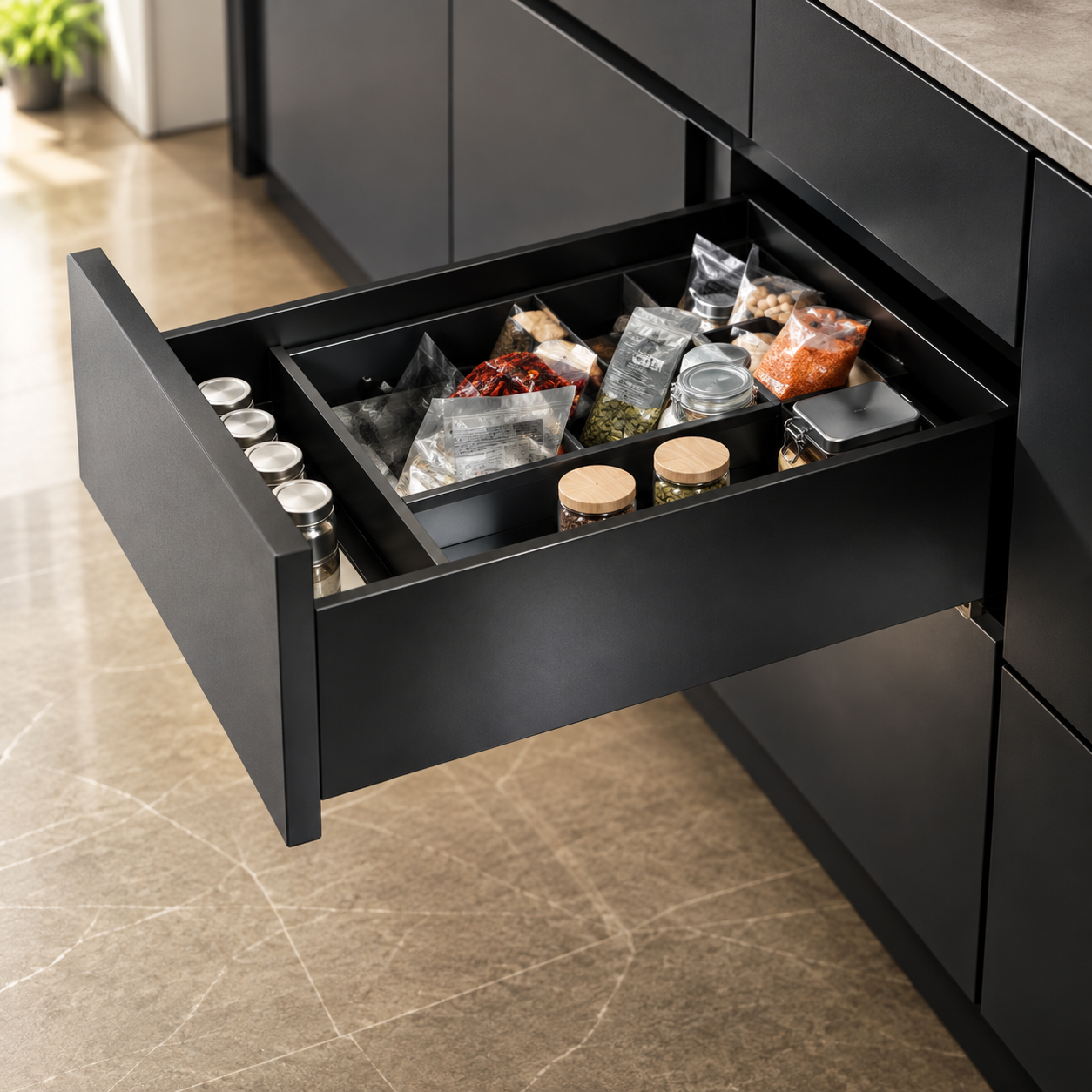 Image of Blum LEGRABOX pure, High Fronted Pull-Out, Height C (177 MM)