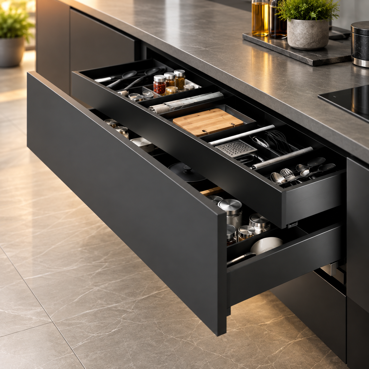 Image of Blum LEGRABOX pure, Inner Drawer, Height M (90.5 MM)