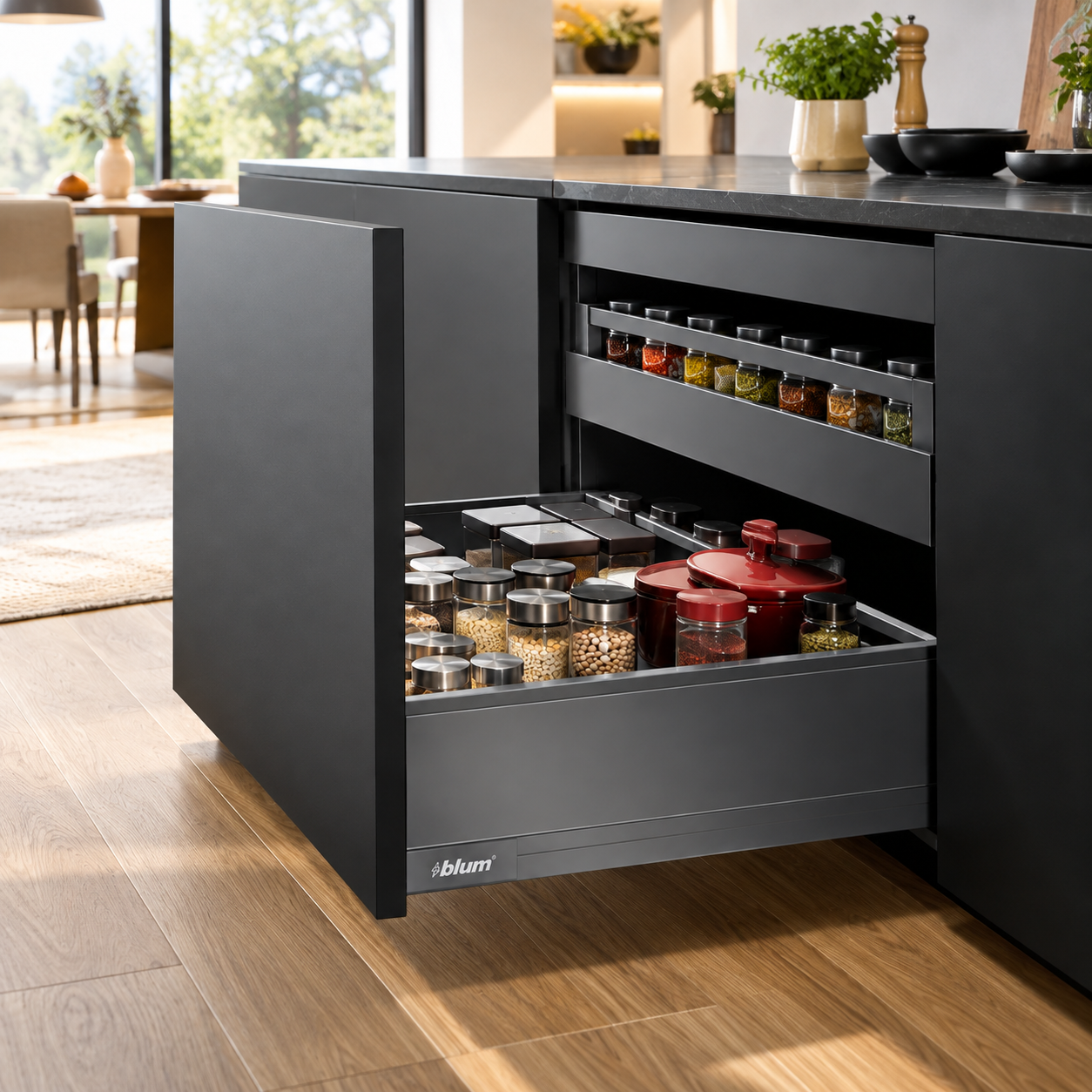 Image of Blum LEGRABOX pure, High Fronted Pull-Out, Height F (241 MM)