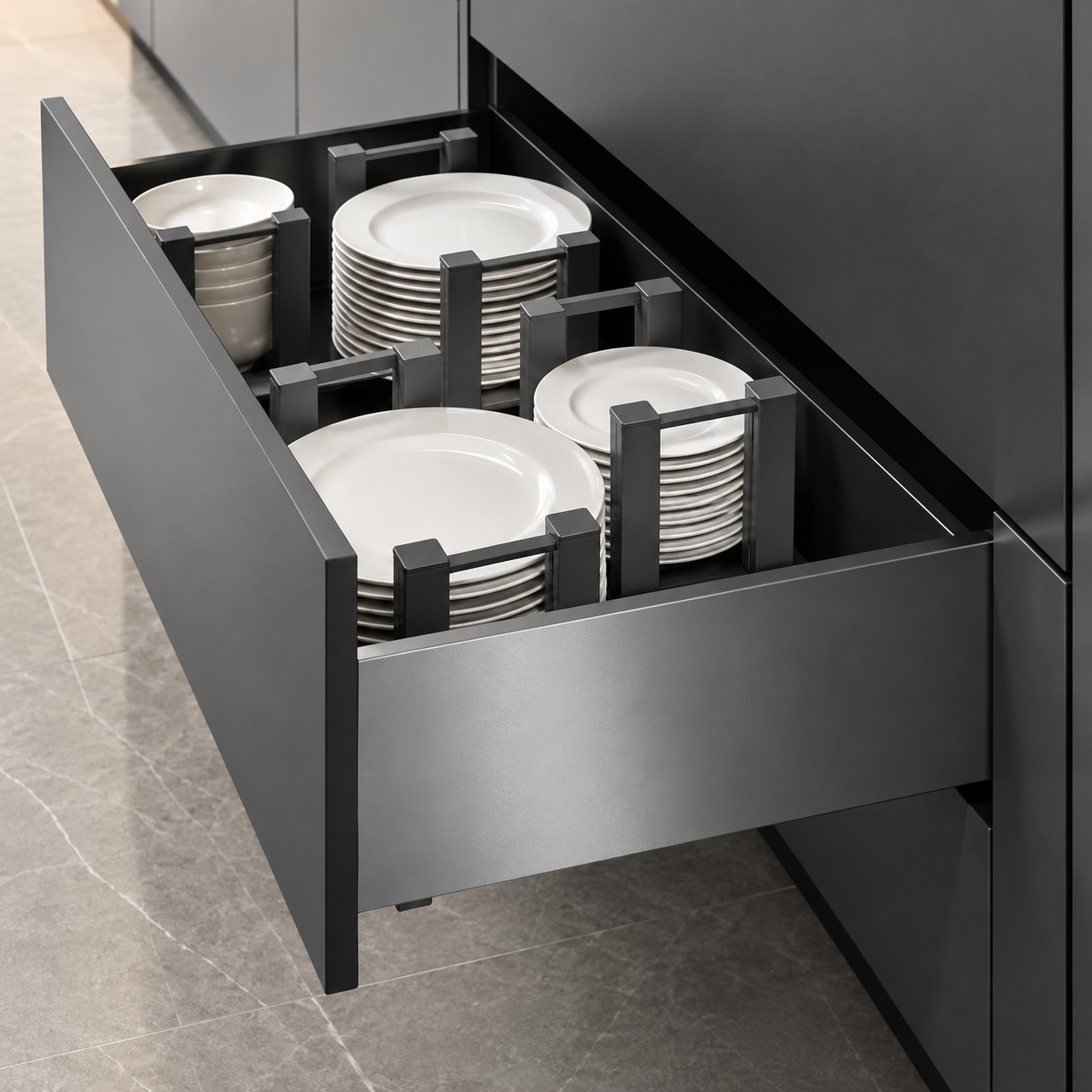 Image of Blum LEGRABOX pure, High Fronted Pull-Out , Height C (177 MM)