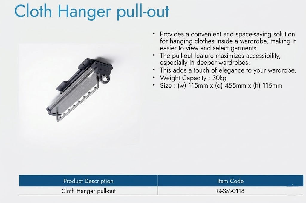 Image of Cloth Hanger Pull Out