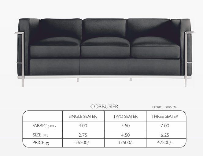 Image of Aestro FZ Corbusier Sofa