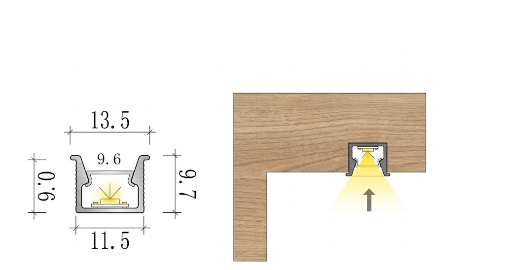 Image of Cube 08 - LED Aluminium Profilr Cube Series