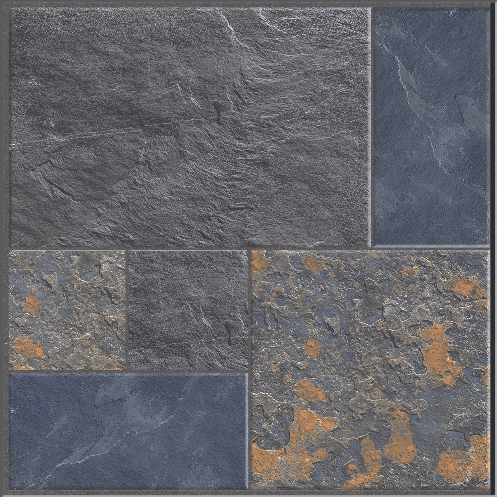 Rustic Metal Blue - The 21st Century Lifestyle