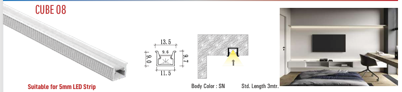 Image of Cube 08 - LED Aluminium Profilr Cube Series