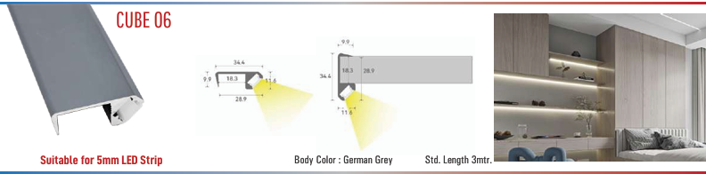 Image of CUBE 06 - LED Aluminum Profile cube series