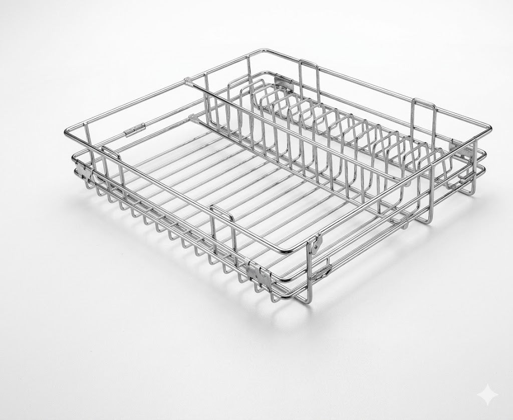 Image of Cup & Saucer Basket SS 304