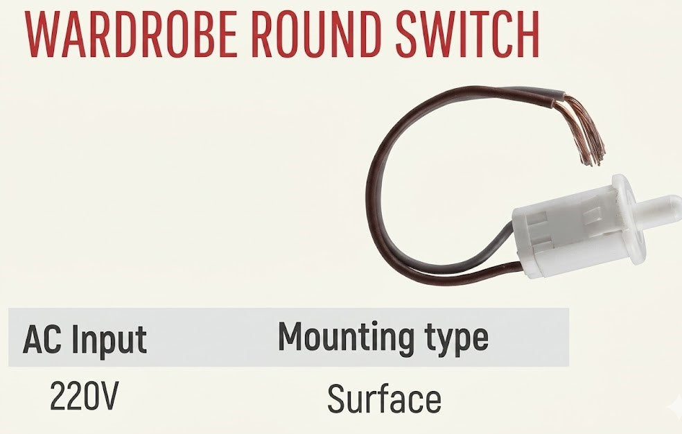 Image of Wardrobe Round Switch