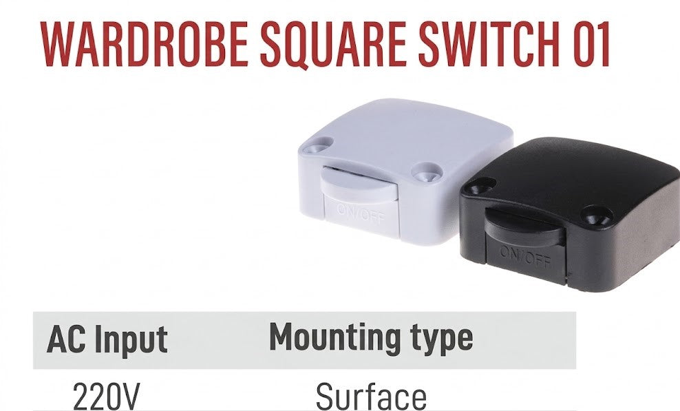 Image of Wardrobe Square switch 01