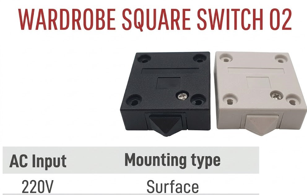 Image of Wardrobe Square Switch 02