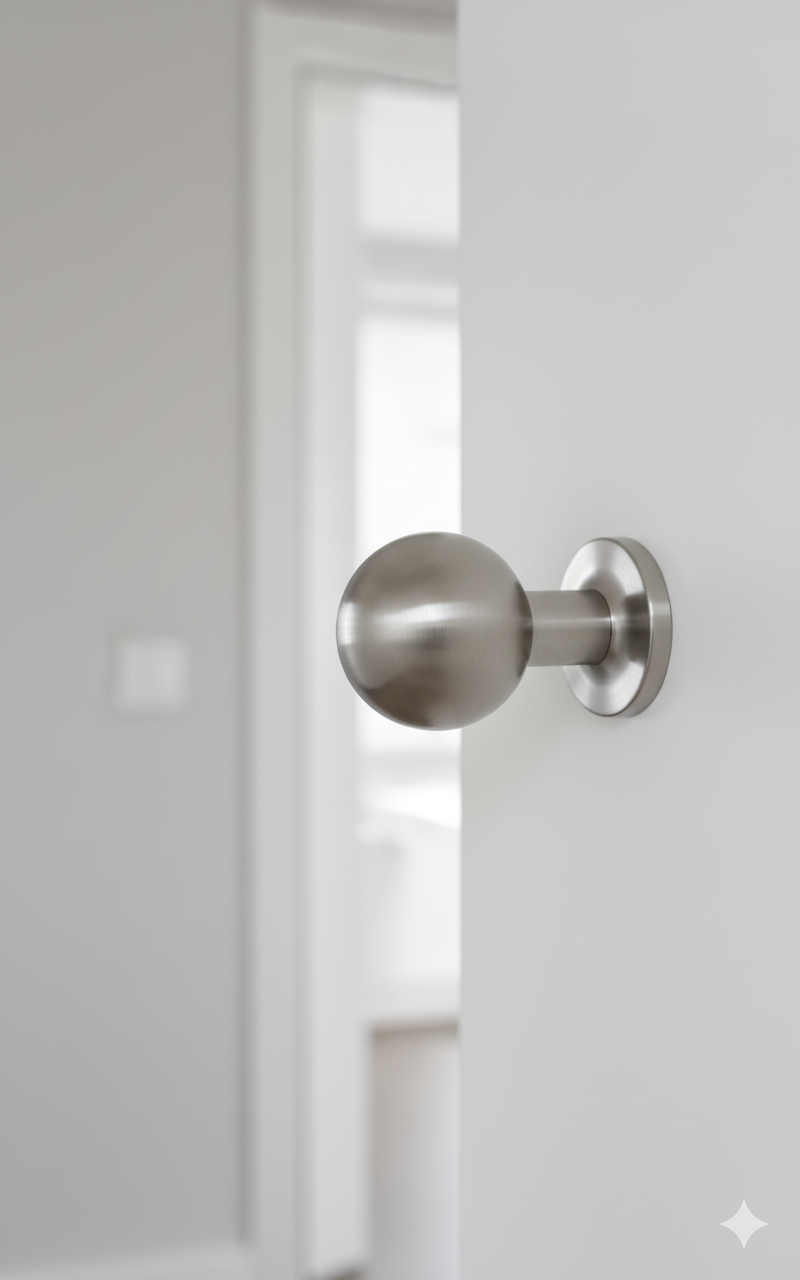 Image of Door Knob Round SS