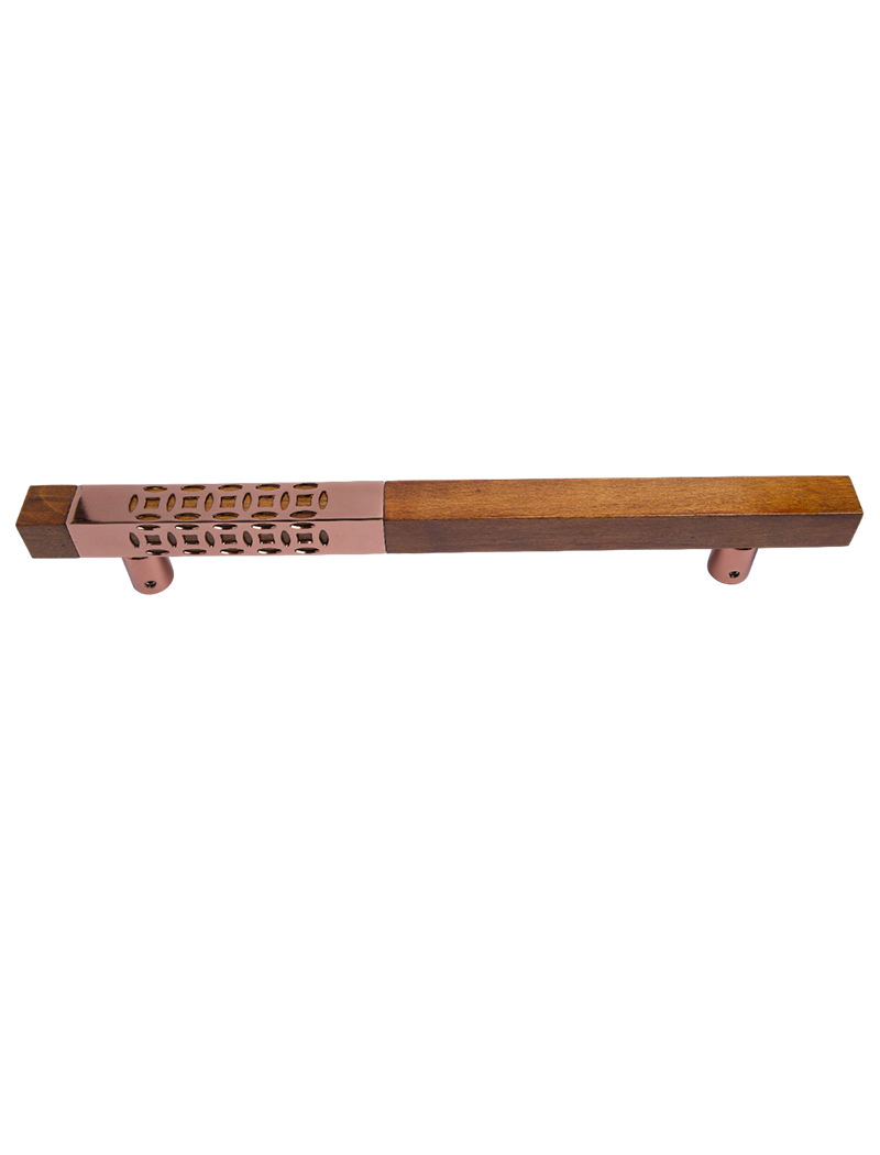 Image of AH 4720 Door Handle Square Wood