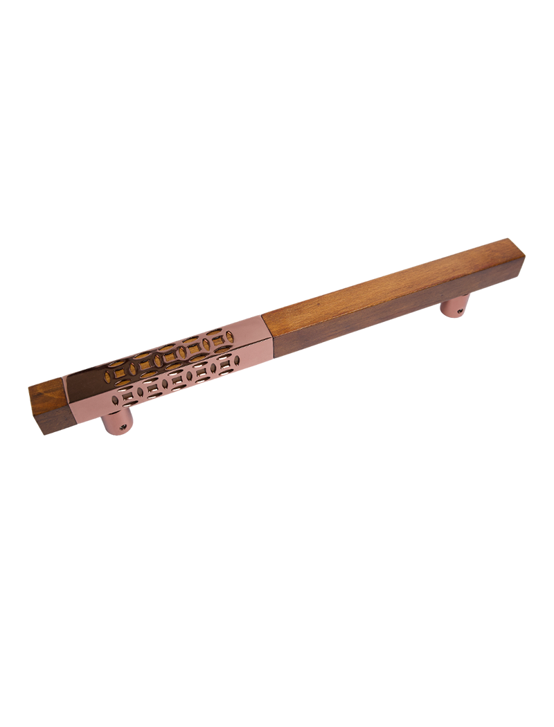 AH Door Handle Square Wood