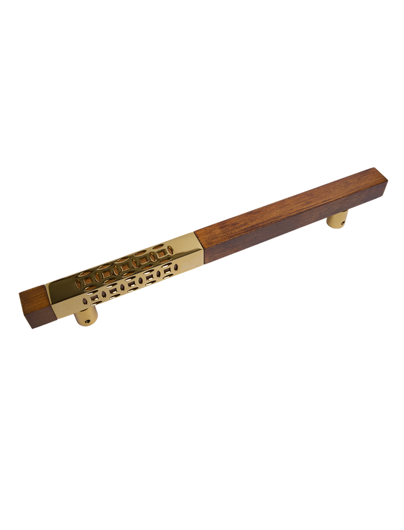 AH Door Handle Square Wood