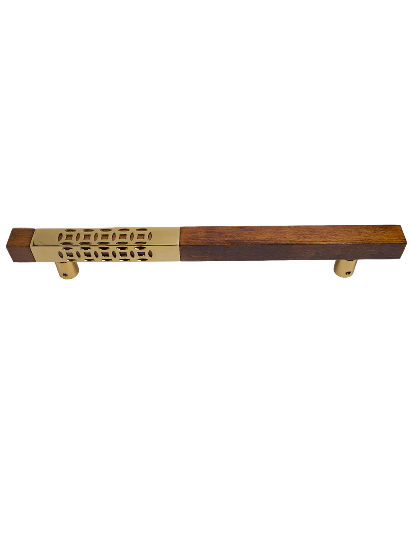 AH Door Handle Square Wood