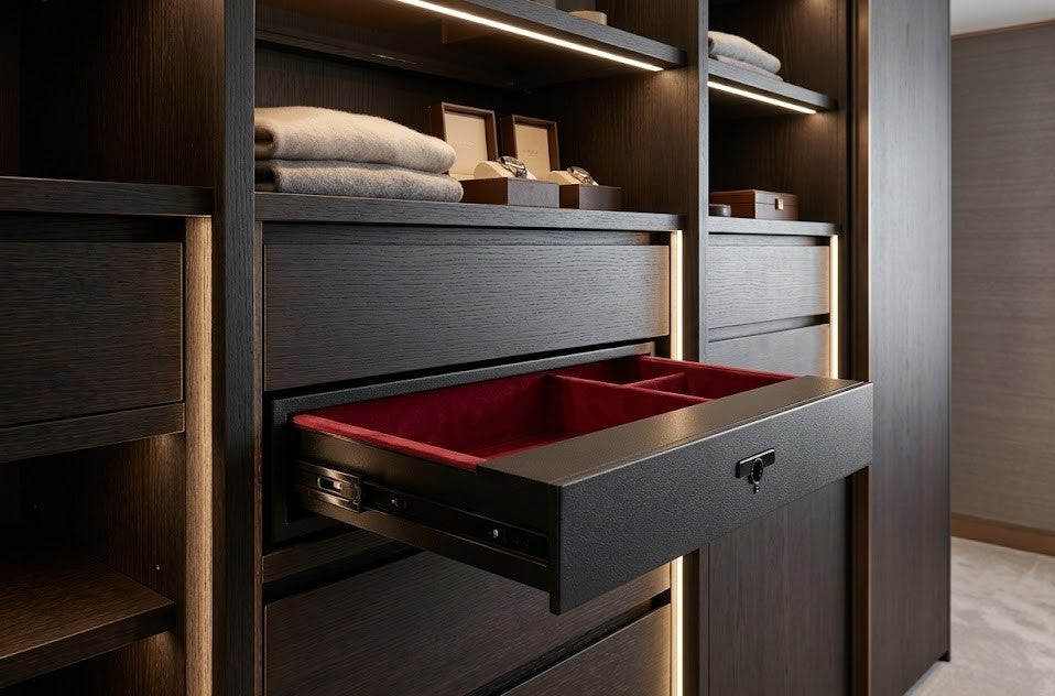 Image of Quba Symmetry Digital Drawer Safe Box