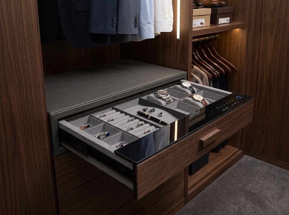 Image of Quba Symmetry Digital Leather Accessories Drawer