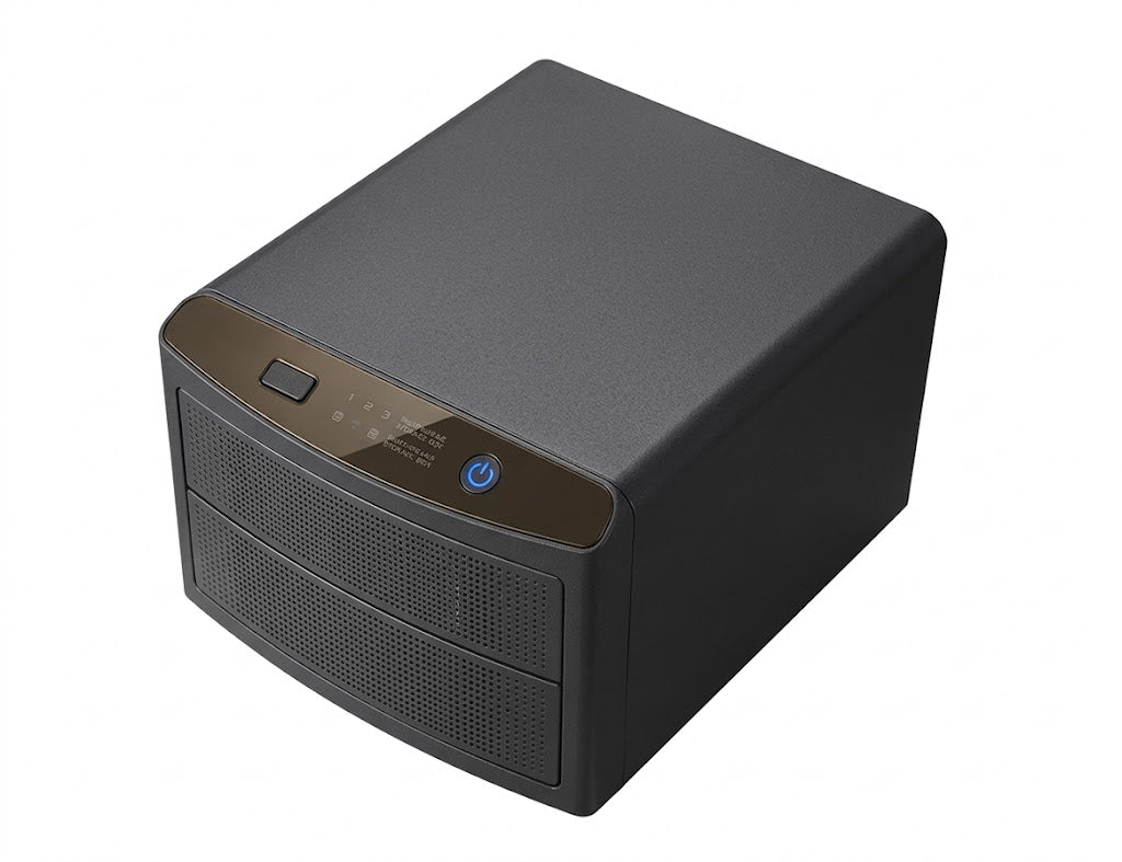 Symetry Drawers Quba Symmetry Digital Leather Double Drawer - The 21st Century Lifestyle