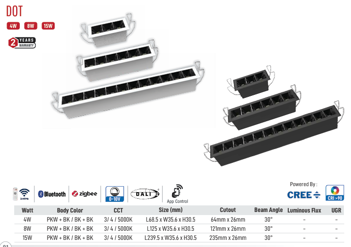 Image of DOT LED Linear Downlight