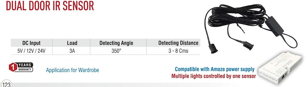 Image of Dual Door IR LED Sensor