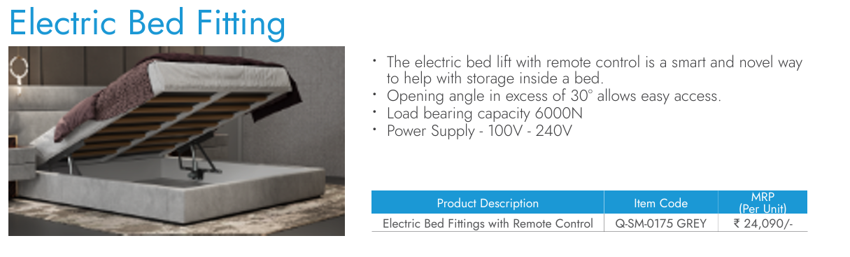 Image of Electric Bed Fitting