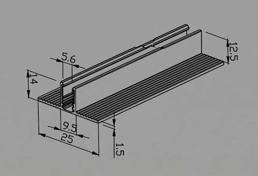 Image of Filo Track Deep Recessed Trimless