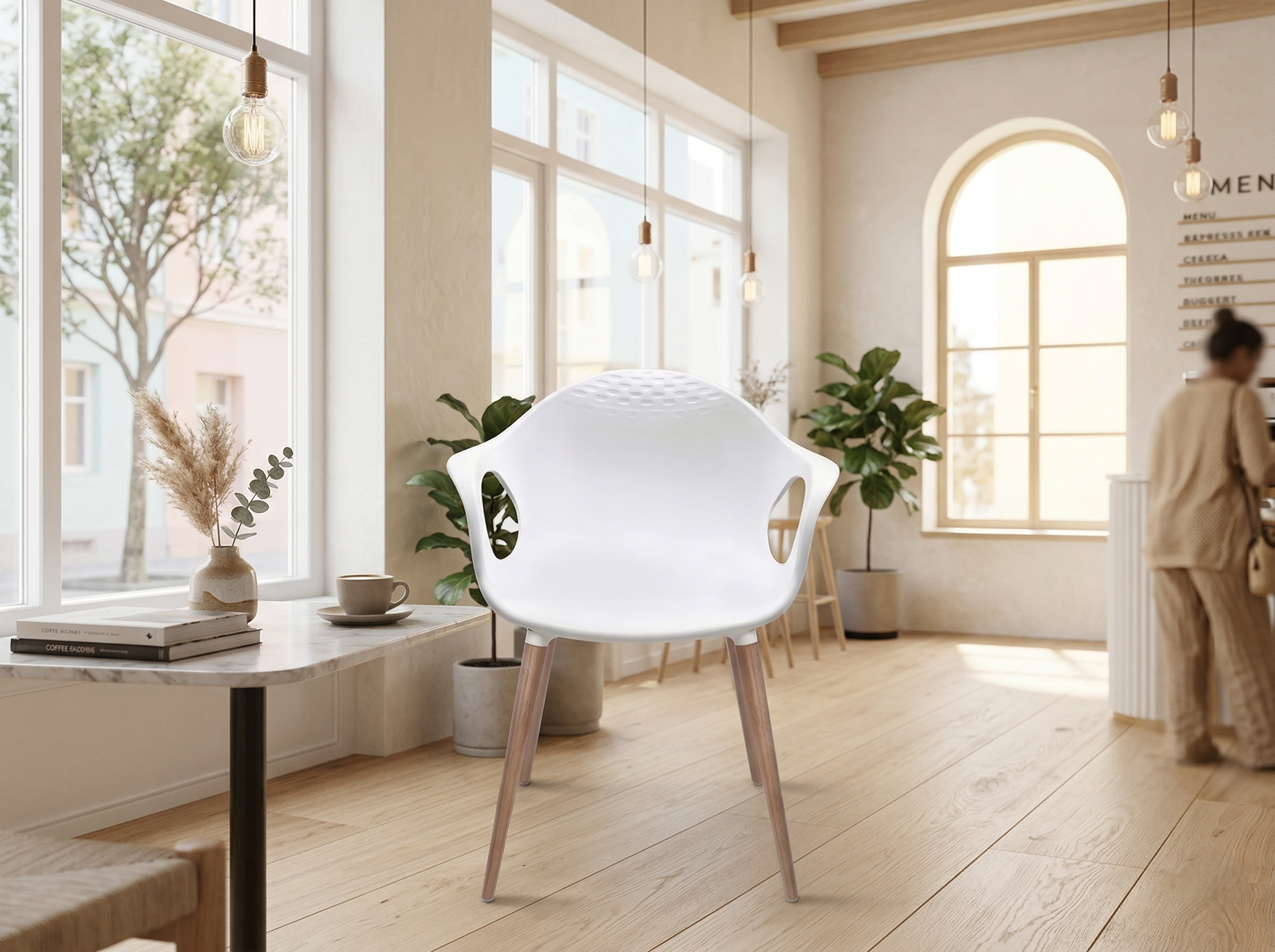 Image of Ice Wood Cafe Chair