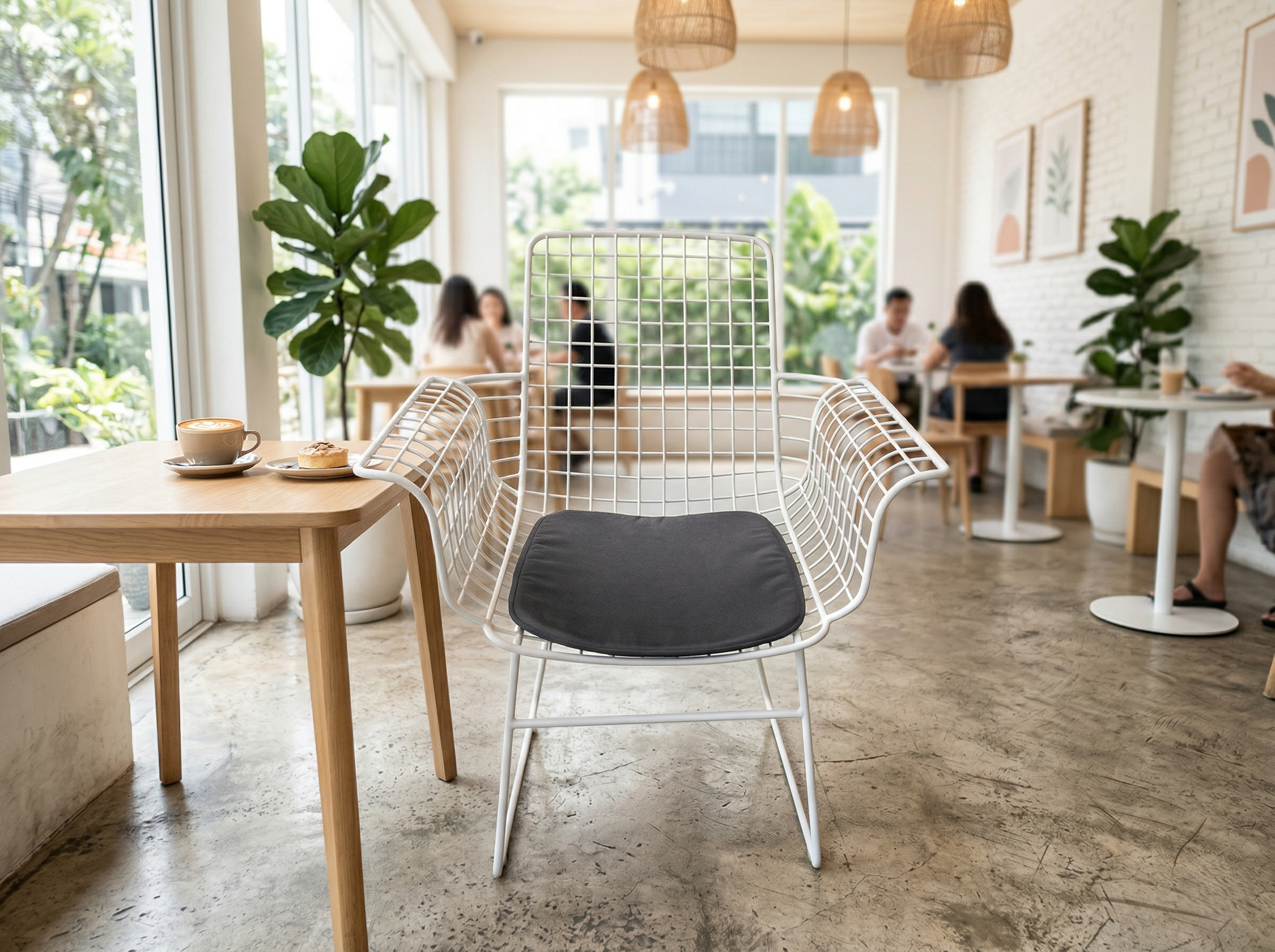 Image of Wire Cafe Chair