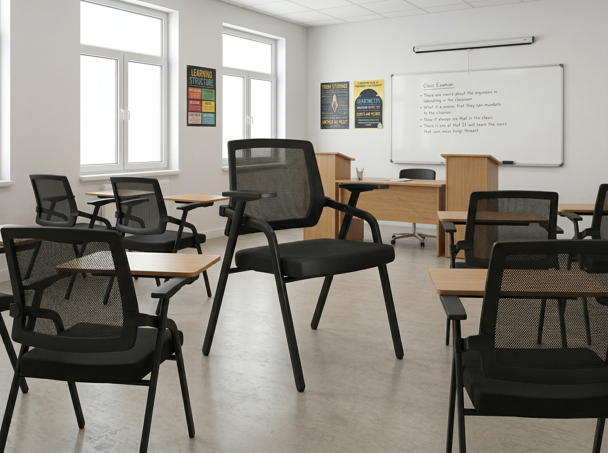 Image of Flip Training Powder Coated Chair