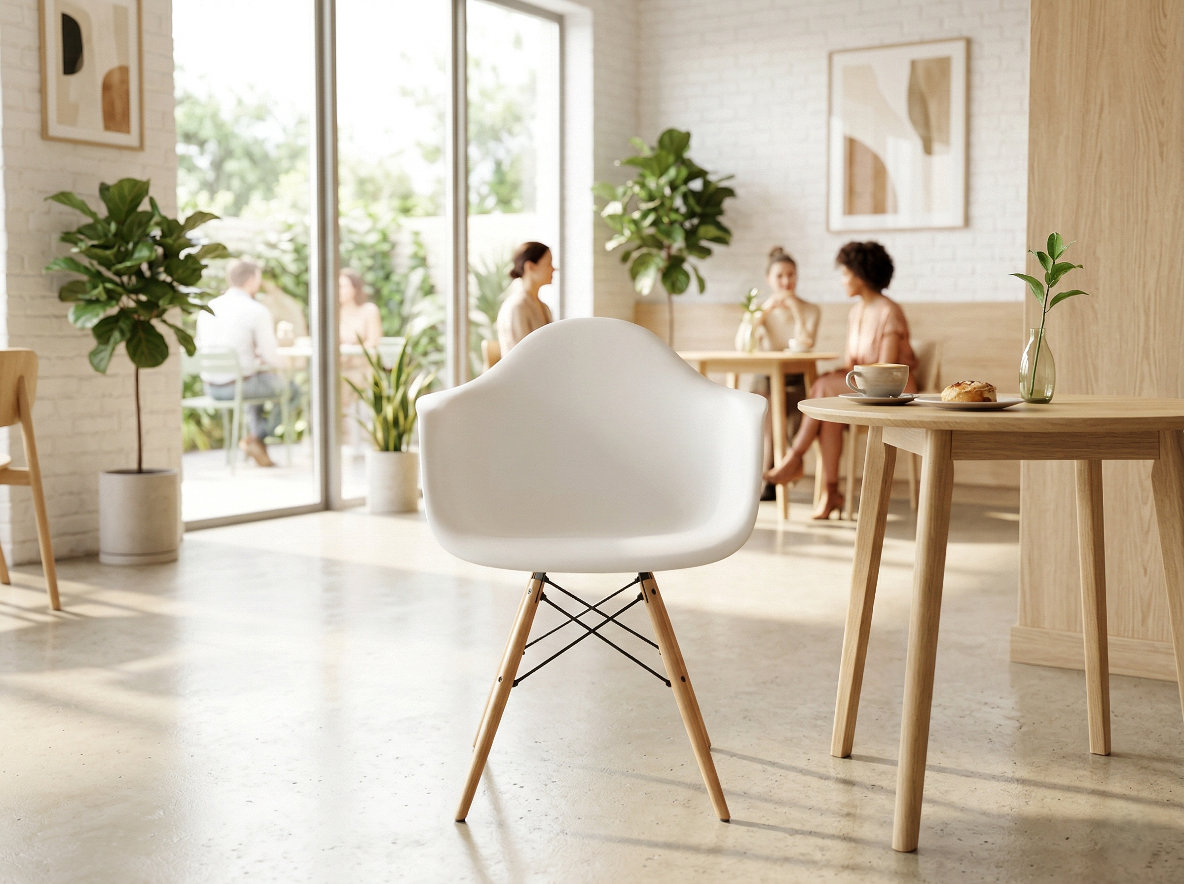 Image of Marvel Wooden Cafe Chair