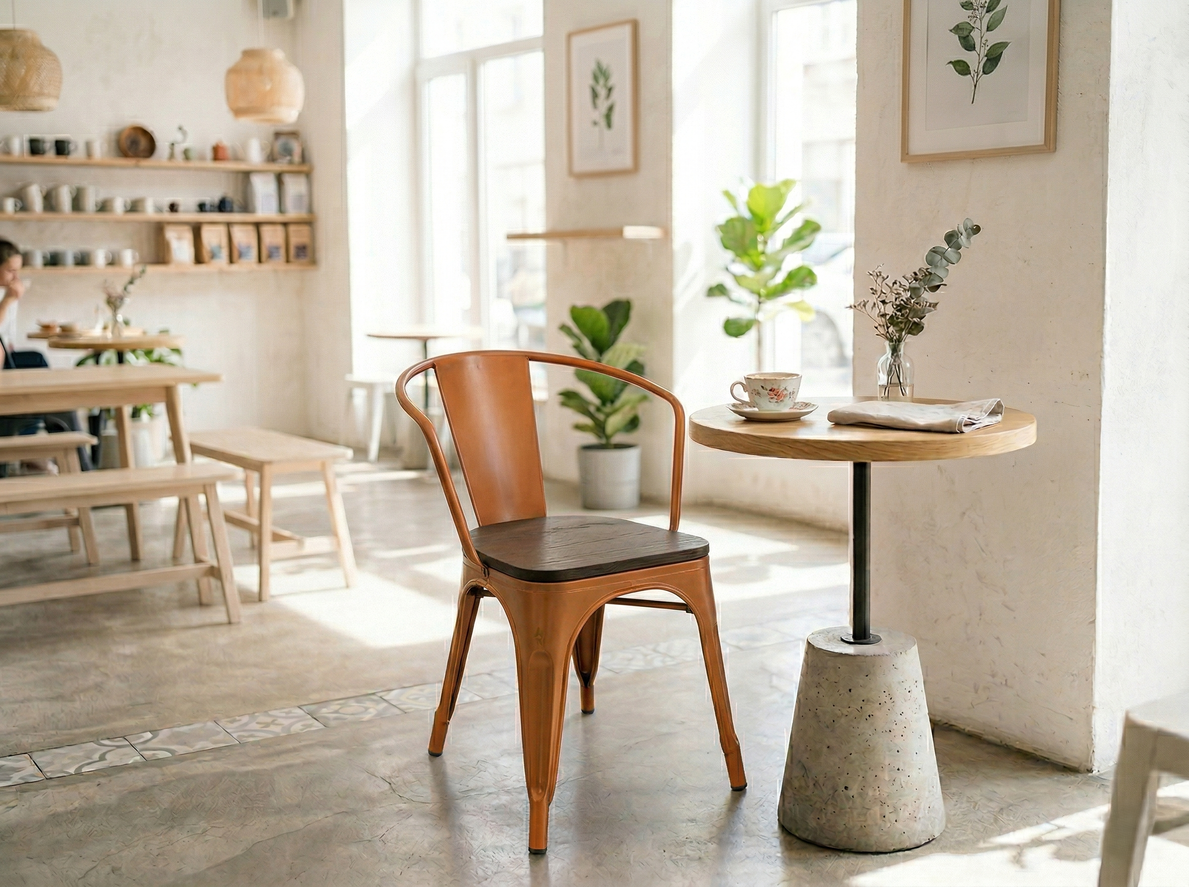 Image of Metal Cafe Chair