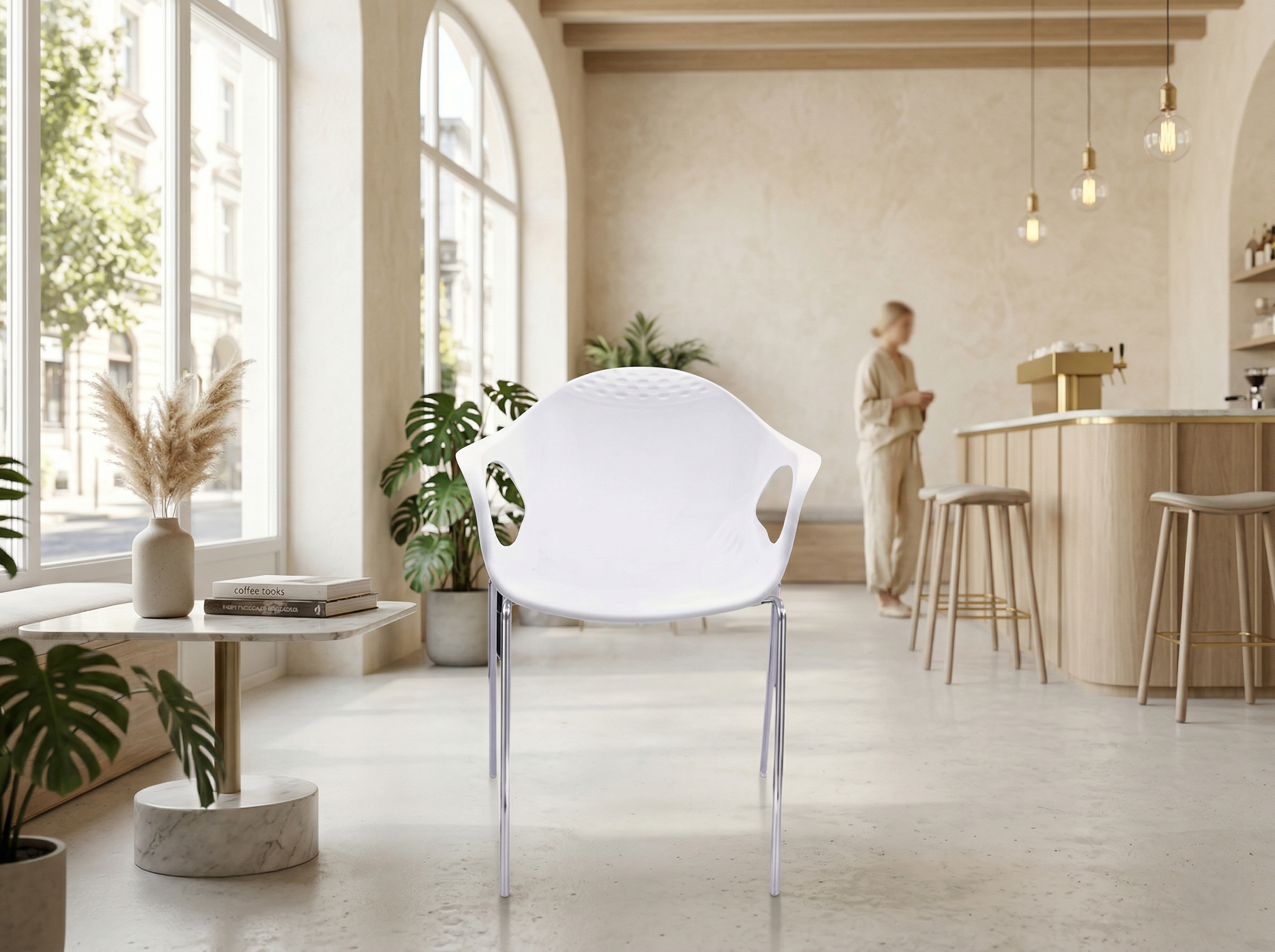 Image of Ice Metal Cafe Chair