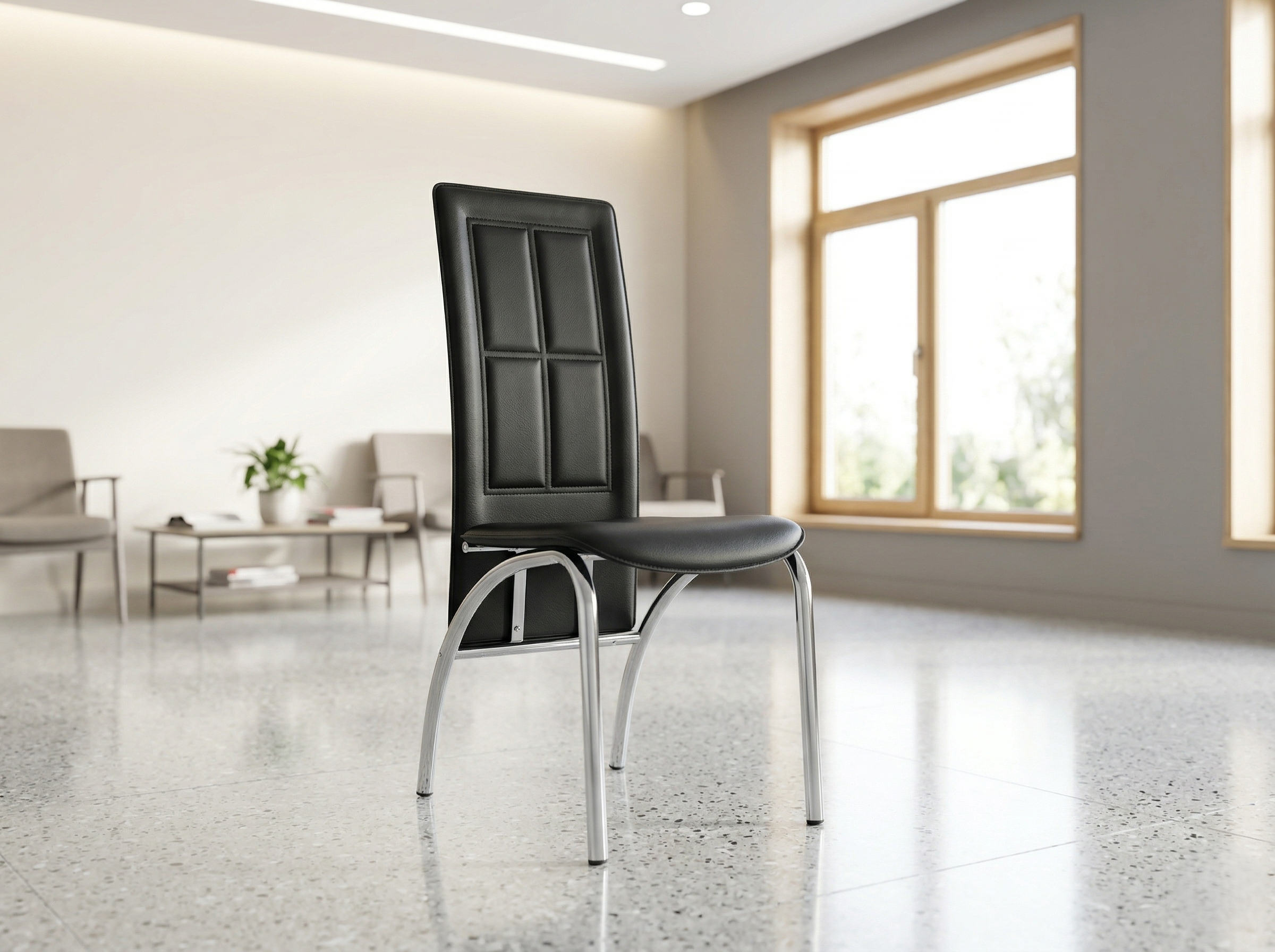 Image of RC36/EASY Black Chairs, Office Visitor Chairs