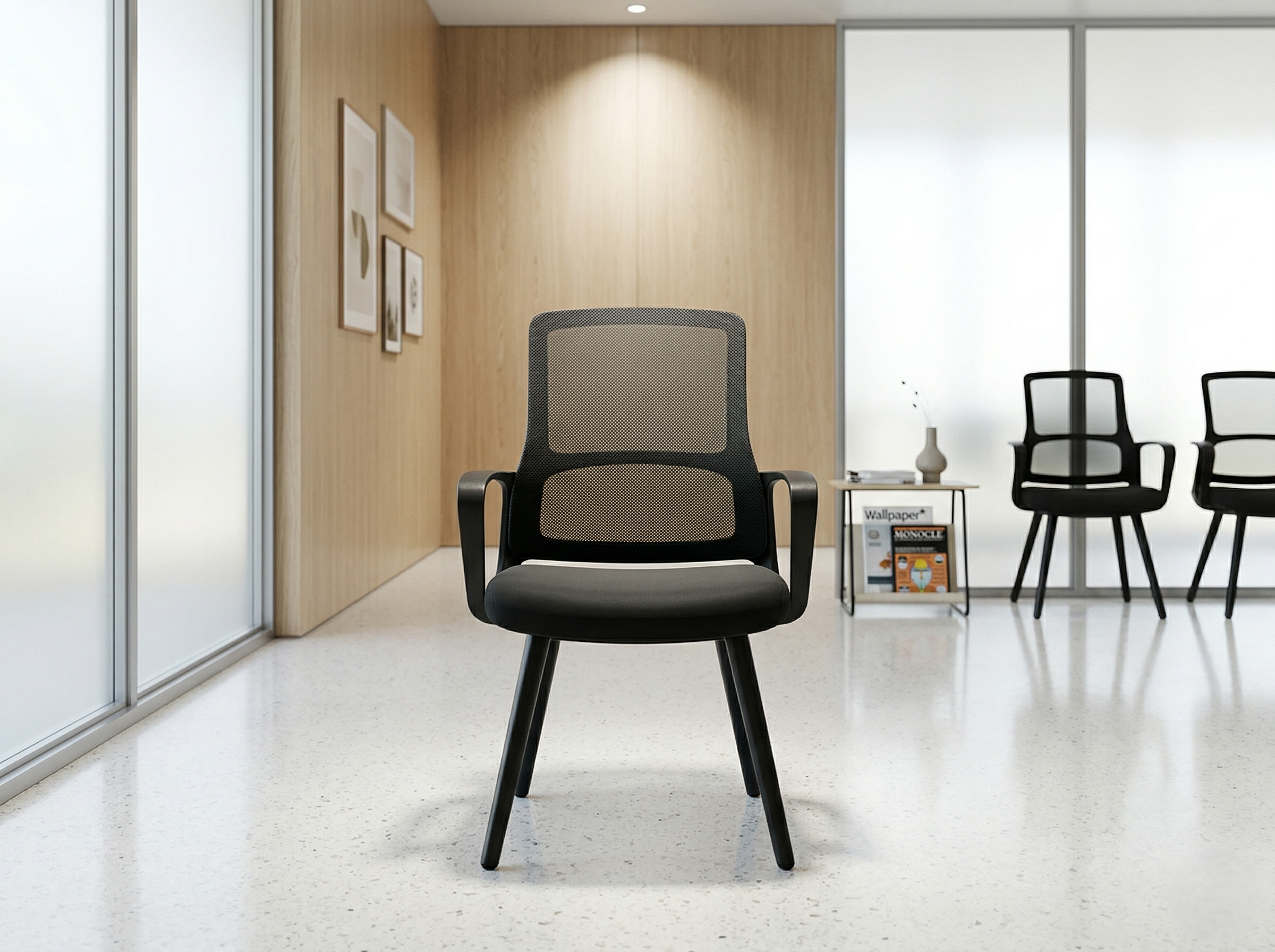 Image of Elanzo Visitor PP Leg Chair, Office Visitor Chairs
