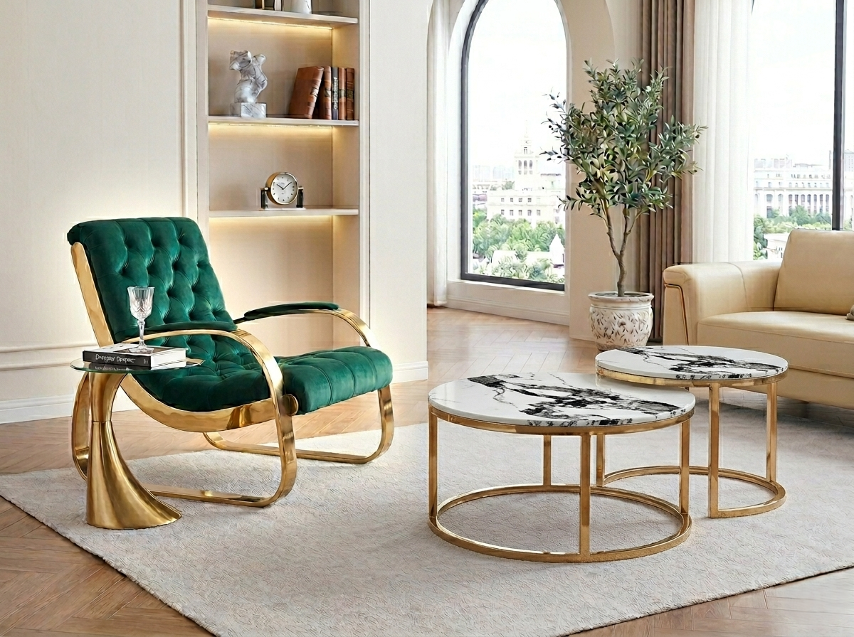 Image of Eclipse Marble Center Tables