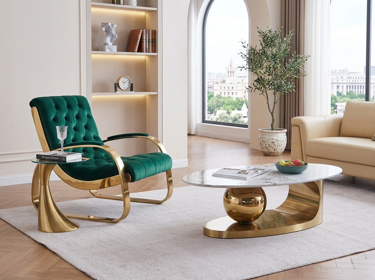 Image of Aurum Ellipse Center Table