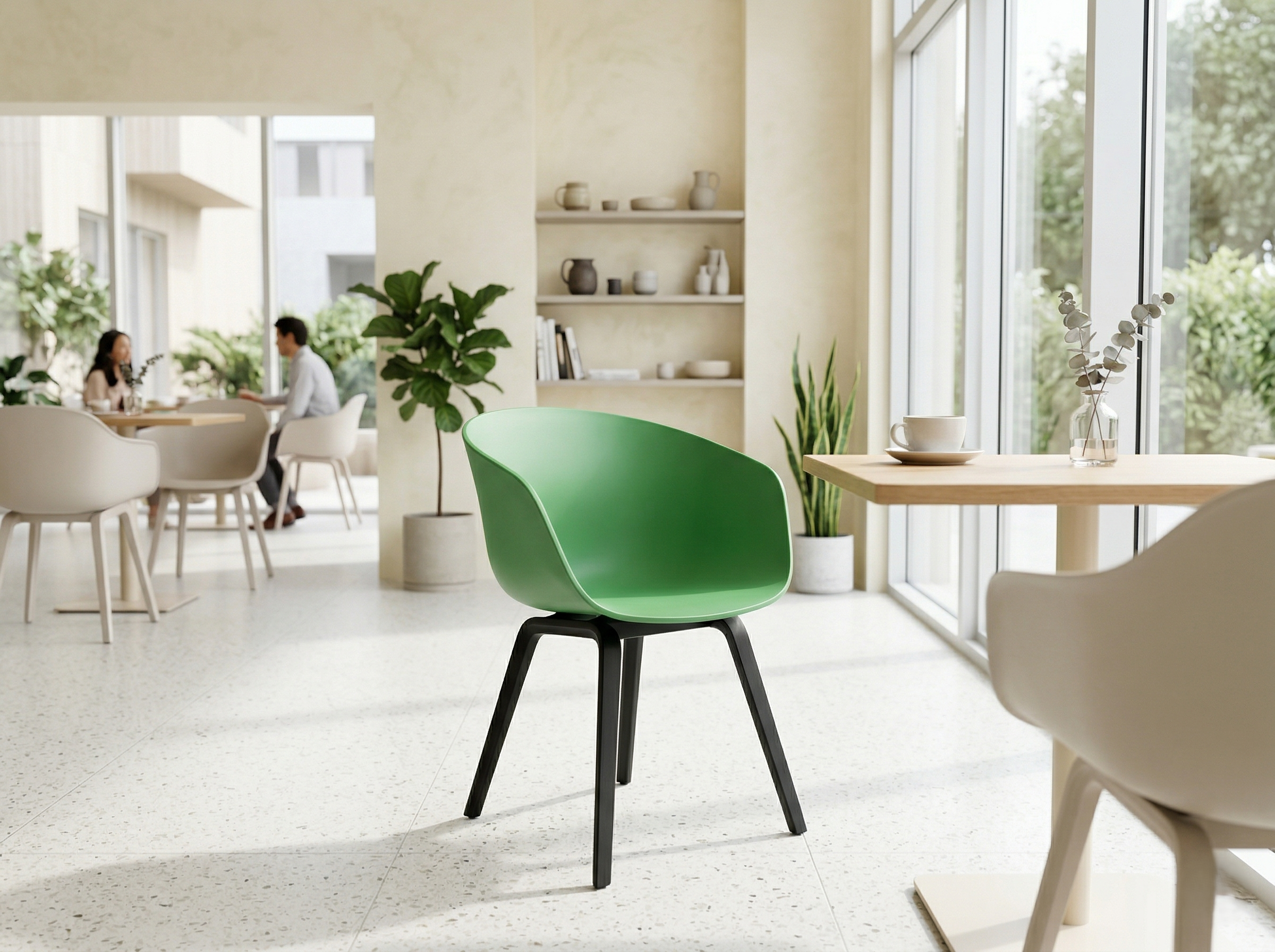 Image of Popeya Cafe Chair (Black PP Leg)