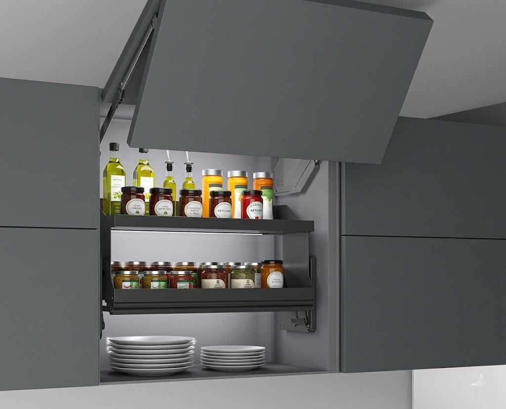 Image of Grey Solid Pull Down System