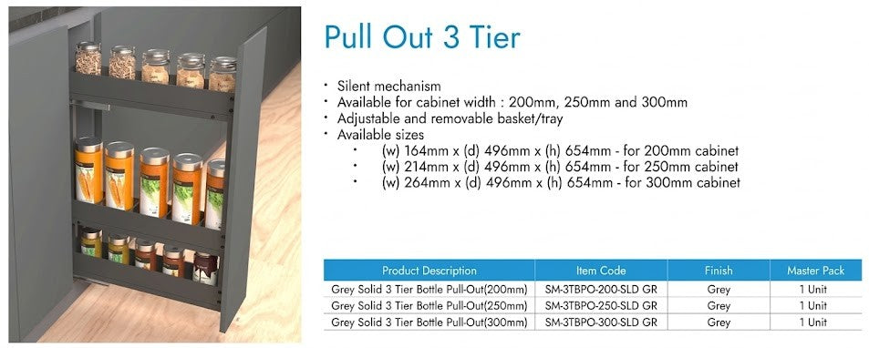 Image of Pull Out 3 Tier
